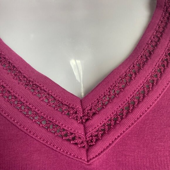 UnbrandedV-NECK purple rose tank size small - Picture 4 of 6